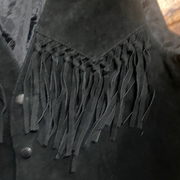 Leather Minnetonka Fringe Vest-Rare vintage find - Picture 3 of 8